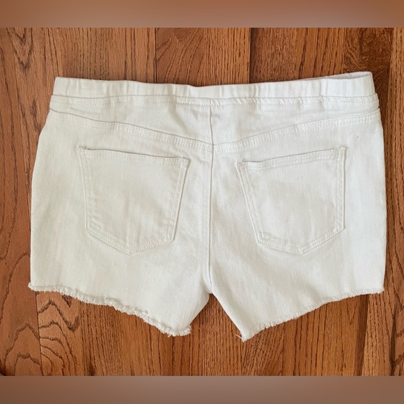 EUC YMI Dream Shorts in White. Size Small. Drawstring & Distressed. - Picture 3 of 16
